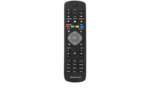 HQ LXP0398 TV remote control PHILIPS 398GR8BD Black