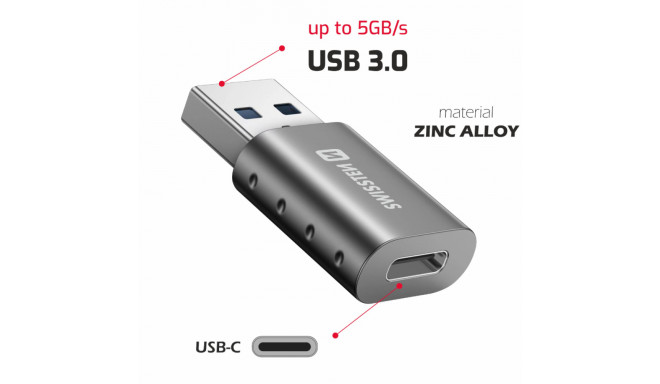 Swissten Adapter USB-A / USB-C