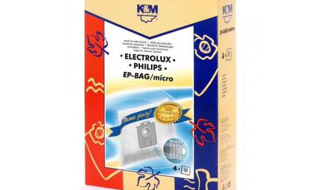 K&M Maisi putekļu sūcējam ELECTROLUX-PHILIPS S-BAG (4gb)