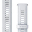 Garmin Watch Band, Whitestone with Silver Hardware