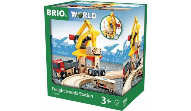 Konstruktsioon komplekt Brio Freight Loading Crane Mitmevärviline Multi 6 Tükid, osad