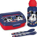 Children’s Dinner Set Mickey Mouse Happy smiles 21 x 18 x 7 cm Red Blue