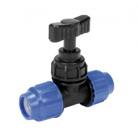 STOP COCK Ø32 PERLA BLUE