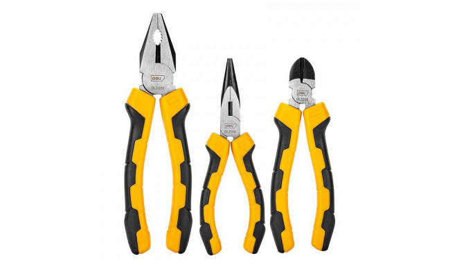 Universal pliers set Deli Tools EDL2008-3, 3 pcs
