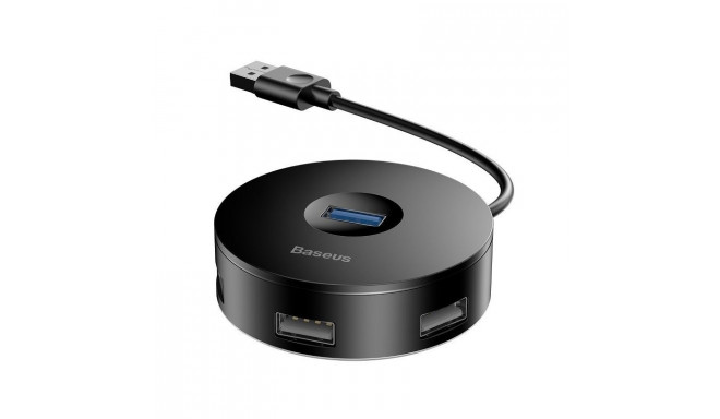 Baseus Hub 4in1 USB to USB 3.0 + 3x USB 2.0 15cm (Black)