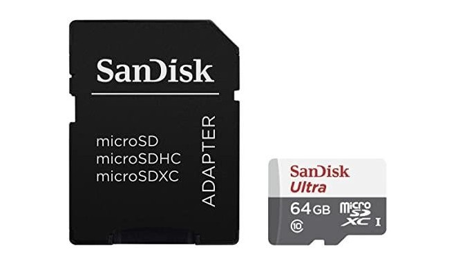 MEMORY MICRO SDXC 64GB UHS-I/SDSQUNR-064G-GN3MA SANDISK