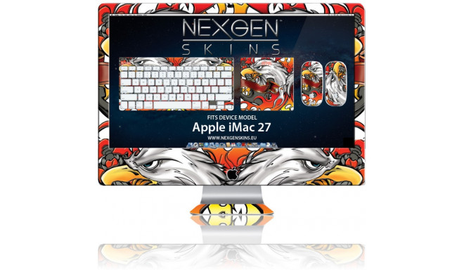 Nexgen Skins - Zestaw skórek na obudowę z efektem 3D iMac 27" (Iron Eagle 3D)