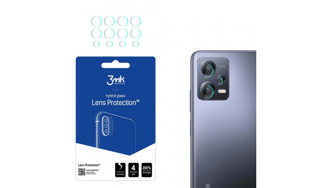 3mk Lens Protection - Szkło na obiektyw aparatu Xiaomi Redmi Note 12 Pro / Redmi Note 12 Pro+ (4 zes