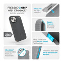 Speck Presidio2 Grip ClickLock & MagSafe - Case for iPhone 15 / iPhone 14 / iPhone 13 (Charcoal Grey