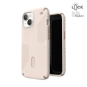 Speck Presidio2 Grip ClickLock & Magsafe - Case for iPhone 15 / iPhone 14 / iPhone 13 (Bleached Bone