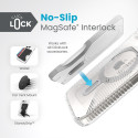 Speck Presidio Perfect-Clear Grip ClickLock & MagSafe - Case for iPhone 15 / iPhone 14 / iPhone 13 (
