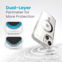 Speck Presidio Perfect-Clear ClickLock & Magsafe - Case for iPhone 15 / iPhone 14 / iPhone 13 (Clear