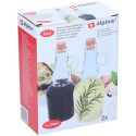 Alpina - Glass bottle with cork for oil/vinegar 250ml 2 pcs.