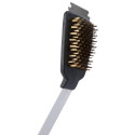 BBQ - grill cleaning brush 2 in 1 brush plus scraper