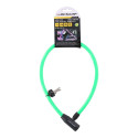 Dunlop - Cable, anti-theft bicycle lock (green)