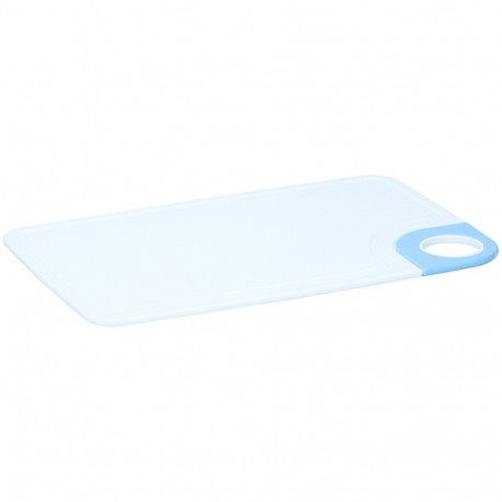 Alpina - deska do krojenia z wytrzymałego tworzywa (niebieski uchwyt)