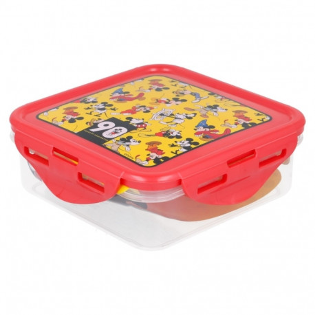 Mickey Mouse - Lunchbox / hermetyczne pudełko śniadaniowe 500ml