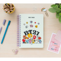 BT21 - Calendar for the 2021/2022 school year (white)