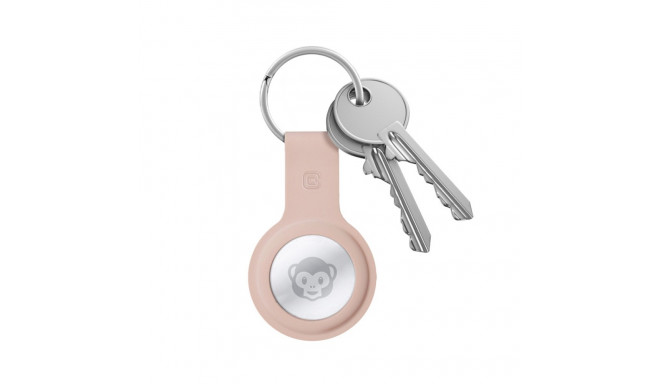 Crong cover Silicone Case Key Ring Apple AirTag, pink