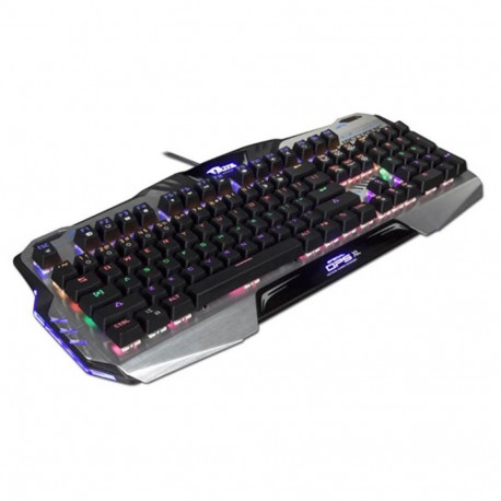 E-BLUE Klawiatura Mazer Mechanical 729, do gry, czarna, przewodowa (USB), US, mechaniczna, podświetl