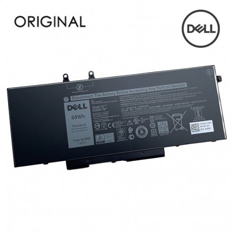 Notebook Battery DELL 4GVMP, 68Wh, Original