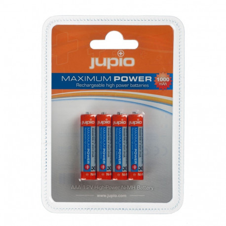 Jupio 4X AAA akumulatori ar 1000mAh ietilpību VPE-10