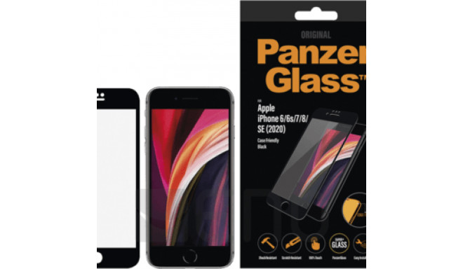 PanzerGlass SP iPhone 6/6s/7/8/SE 2020/2022 CF E-to-E schwarz