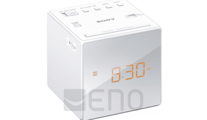 Sony ICF-C1W Uhrenradio weiß