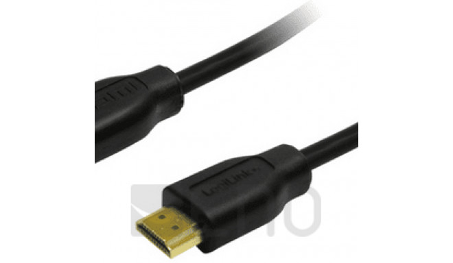 LogiLink HDMI High Speed Ethernet Kabel 1,5m schwarz BULK
