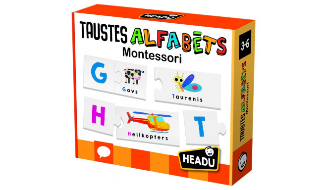 HEADU Montessori Touch Abc (In Latvian lang.)