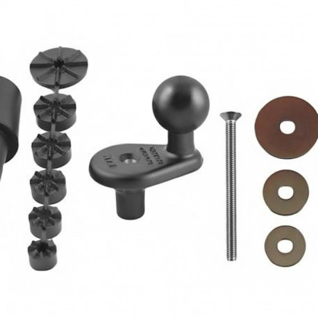 UNPKD RAM CYCLE STEM BASE W/ 1" DIA BALL