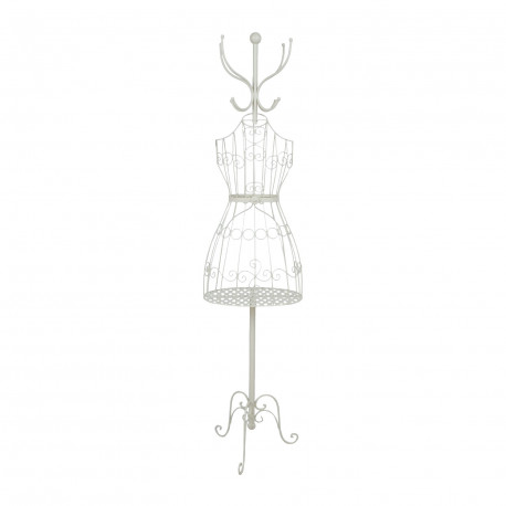 Coat hanger / mannequin SANDY 40x30xH172cm, antique white