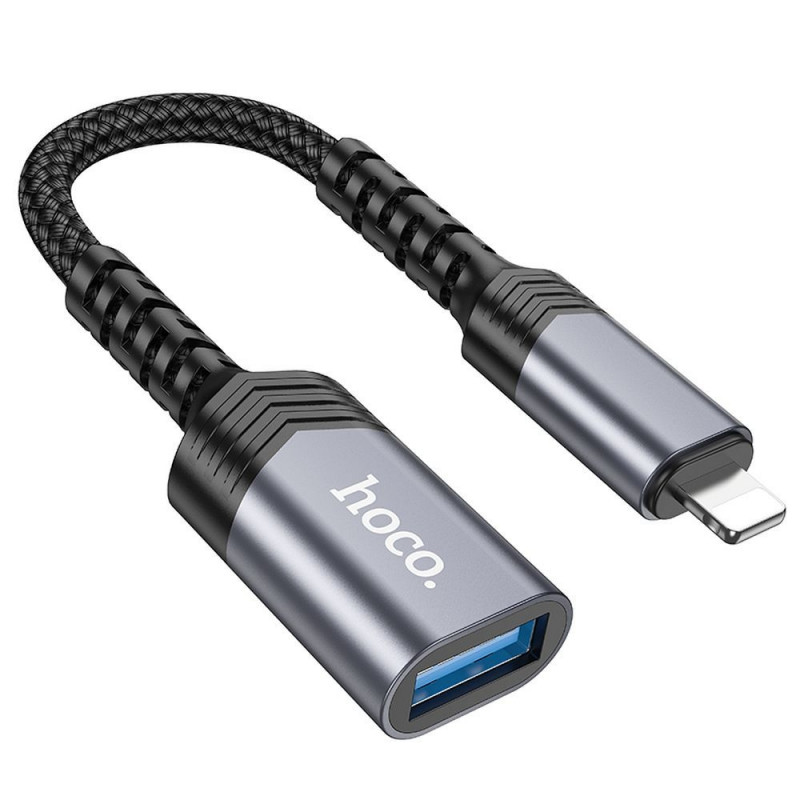HOCO adapter iPhone Lightning 8-pin (male) to USB (female)
