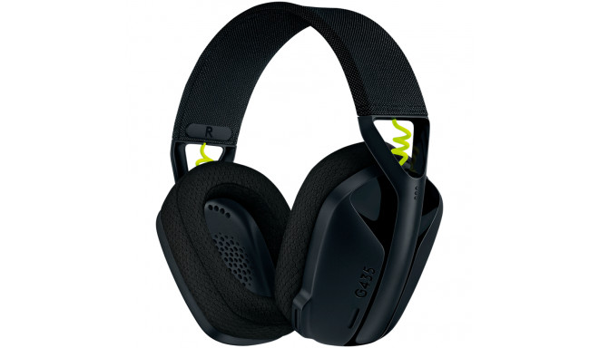 LOGITECH G435 LIGHTSPEED Wireless Gaming Headset - BLACK
