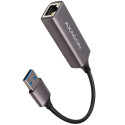 AXAGON ADE-TR Type-A USB3.2 Gen 1 - Gigabit Ethernet 10/100/1000 Adapter, metal, titan grey