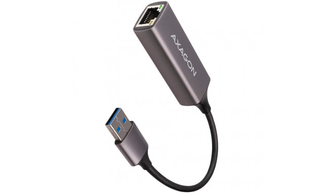 AXAGON ADE-TR Type-A USB3.2 Gen 1 - Gigabit Ethernet 10/100/1000 Adapter, metal, titan grey