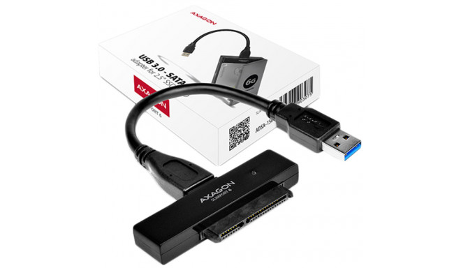 Axagon HDD hoursing with adapter ADSA-1S USB2.0 SATA 2.5"