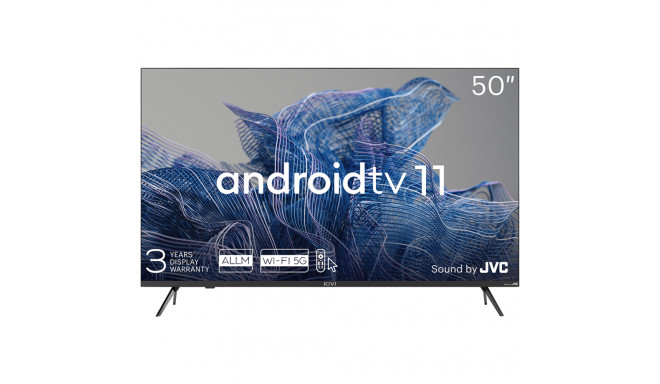50', UHD, Android TV 11, Black, 3840x2160, 60 Hz, Sound by JVC, 2x12W, 70 kWh/1000h , BT5.1, HDMI po