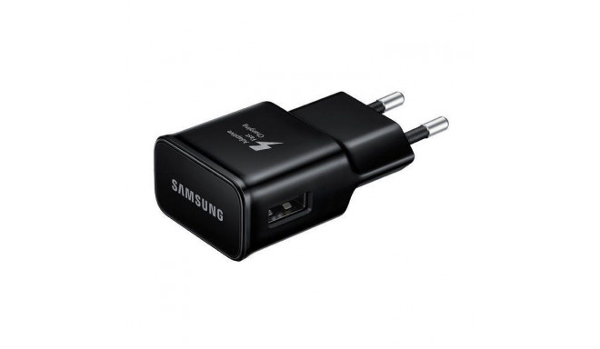 Toalaadija adapter USB juhtmele, 2A/15W, kiirlaadimine, must, Samsung