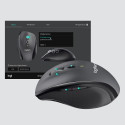 Logitech Marathon M705 Wireless Mouse, RF Wireless, 1000 DPI, Charcoal