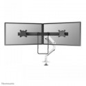 NEOMOUNTS SELECT DESK MOUNT, DOUBLE DISPLAY CROSSBAR (TOPFIX CLAMP &GROMMET) WHITE