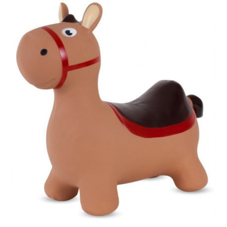 Kummist hüppeloom eesel 60cm pumbaga, pruun