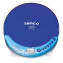 Lenco CD-011 Portabler CD-Player m. Ladefunktion blau