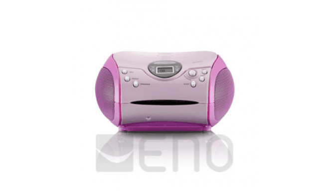 Lenco SCD-24 Tragbares Radio m. CD-Player pink