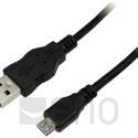 LogiLink Micro-USB-Kabel 1,8m schwarz Polybag