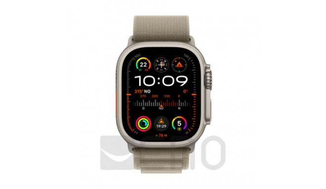 Apple Watch Ultra 2 4G 49mm Titan. Alpine Loop oliv M