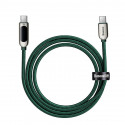 Cable USB-C to USB-C Baseus Display, 100W, 2m (green)