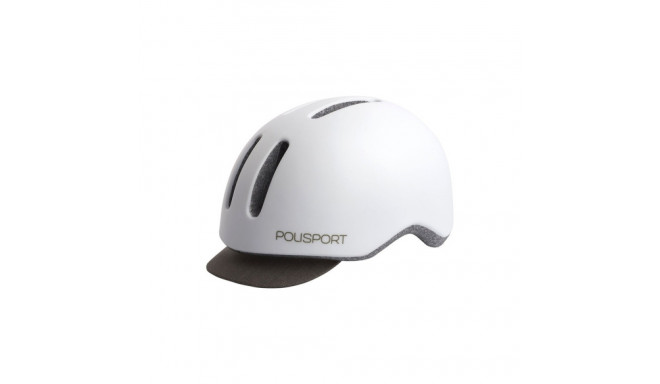 Jalgrattakiiver POLISPORT COMMUTER, White Grey L