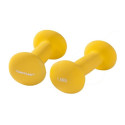 Hantlid TUNTURI Neopreen Dumbbells 1.5kg, kollased