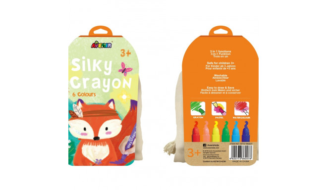 AVENIR Silky crayons 6 pcs